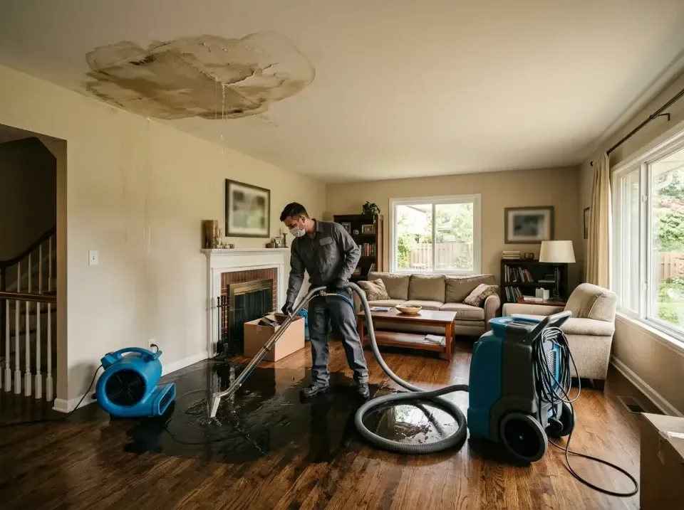 attic-pipe-burst-ceiling-drip-008 — frequently asked questions, Water Damage Restoration & Carpet Care in Calhoun, GA